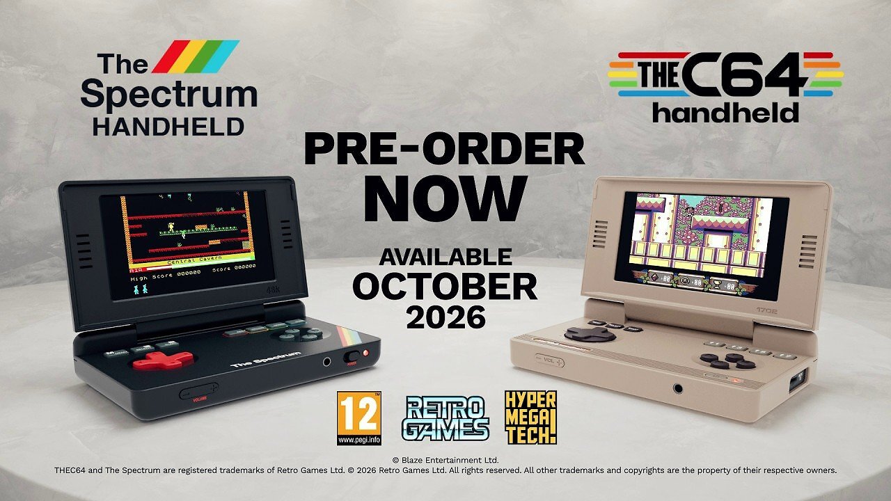 [01/05/2026] C64 und Spectrum: Retro-Computerlegenden werden zu kompakten Handhelds
