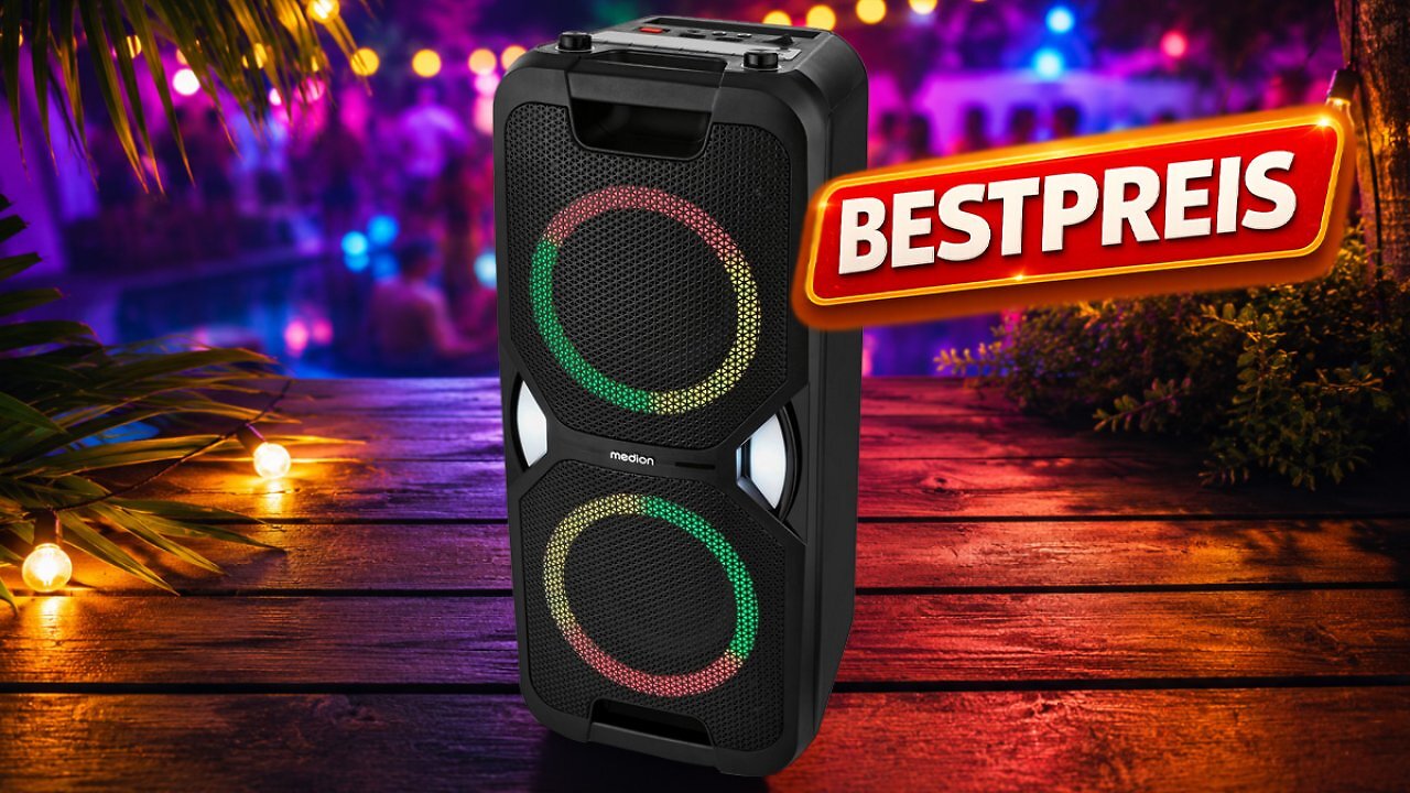 [12/05/2026] Bluetooth-Partylautsprecher unter 100 Euro: Medion macht JBL PartyBoxen zum Bestpreis Konkurrenz