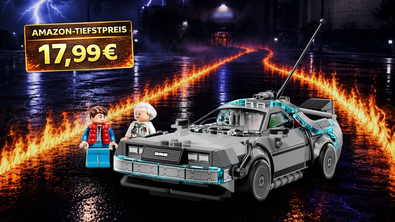[06/05/2026] Bereits 5.000 Mal verkauft: Lego DeLorean für nur 17,99 € zum neuen Amazon-Tiefstpreis