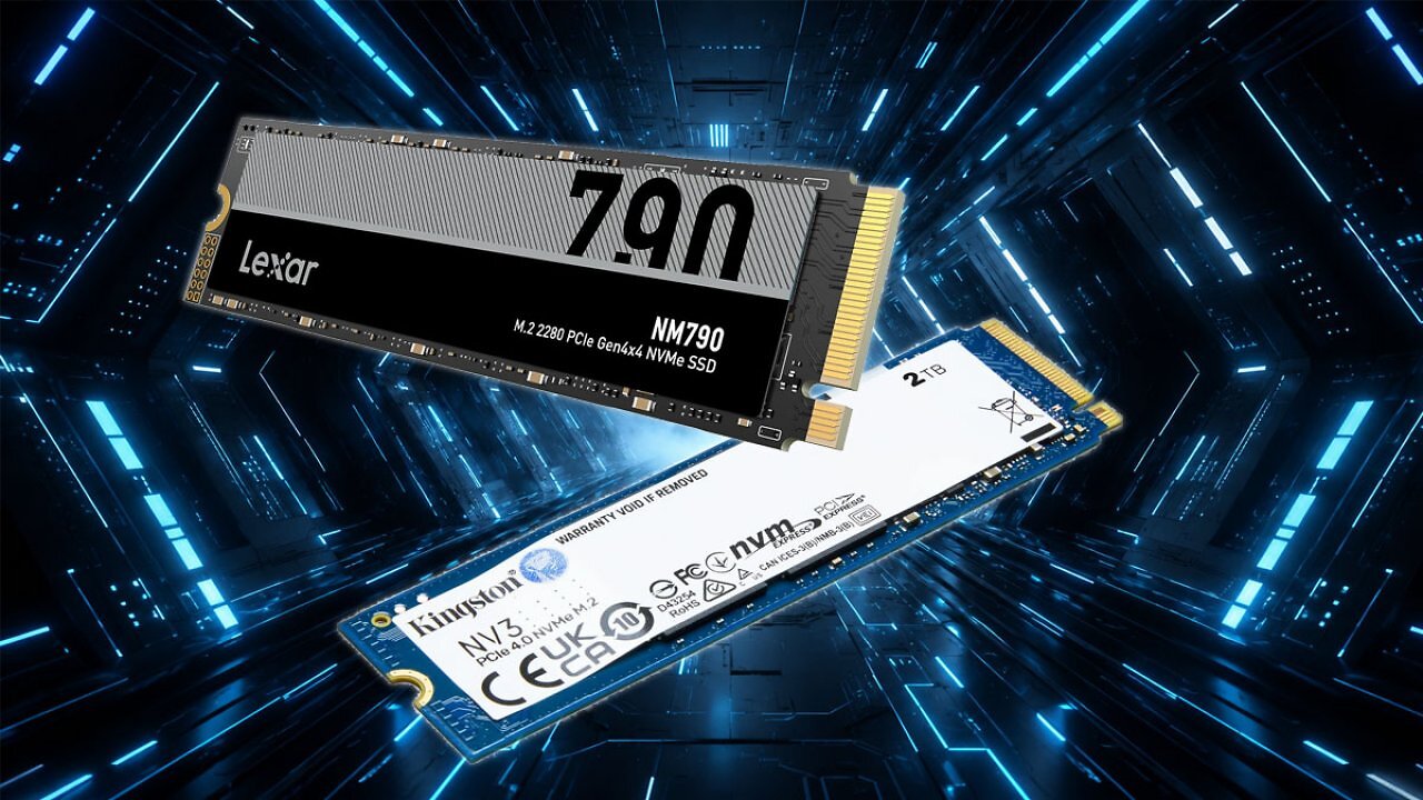 [21/05/2026] Nur für kurze Zeit reduziert: Lexar NM790 und Kingston NV3 SSDs&nbsp;
