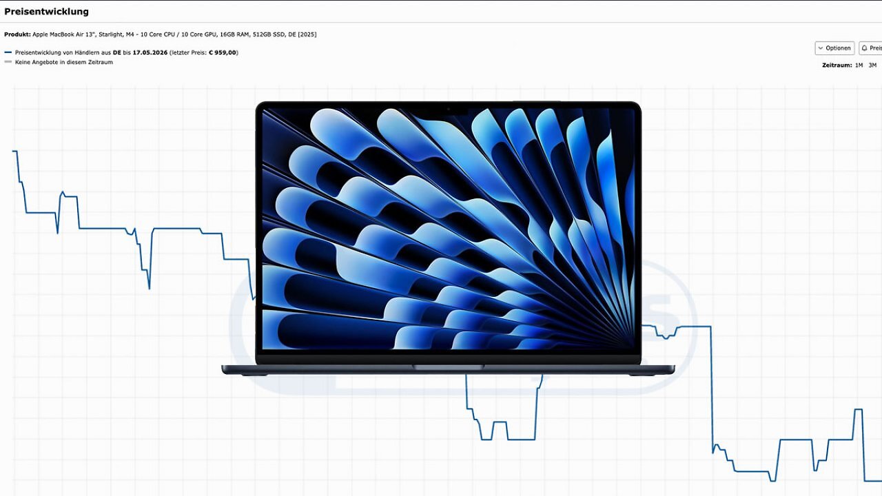 [18/05/2026] Run auf Apple-Laptops: MacBook Air M4 noch nie günstiger - MacBook Air M5 schon bis zu 300€ Rabatt