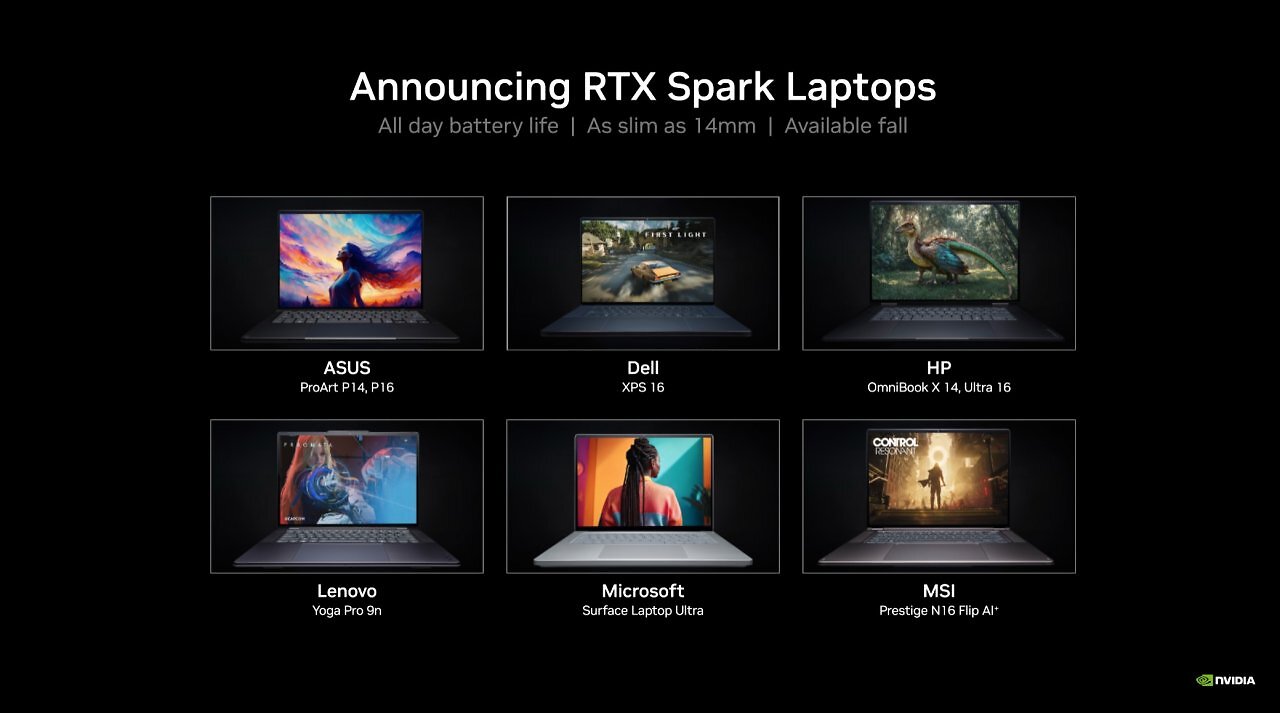 [31/05/2026] Gaming-Notebooks mit Nvidia RTX Spark Superchip wie das Dell XPS 16 sollen Spieler direkt adressieren.