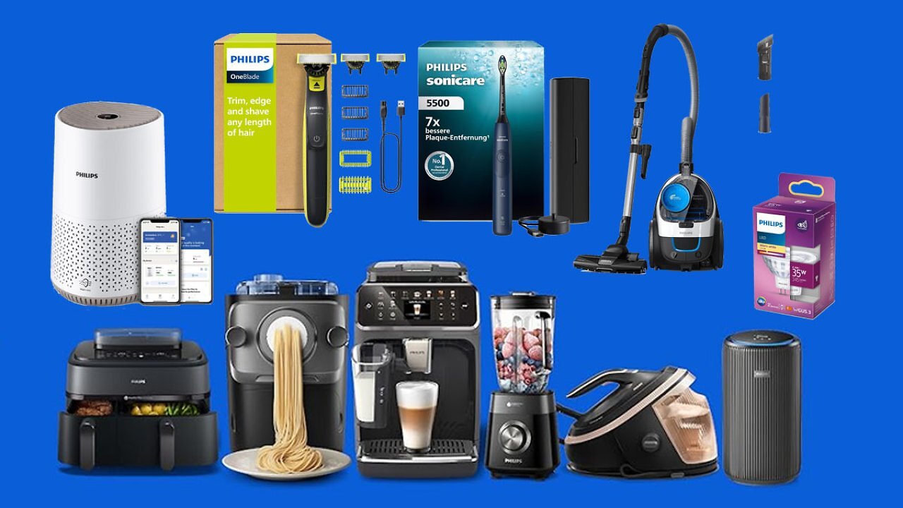 [04/05/2026] Philips gibt's befristet bei Amazon günstiger: Airfryer, Staubsauger, OneBlade, Sonicare & mehr