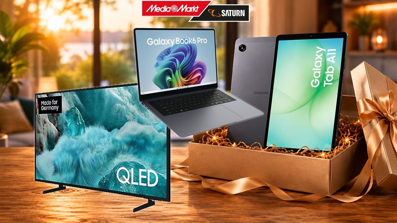 [22/05/2026] Samsung Galaxy: Doppelt sparen beim TV-Kauf und beim Galaxy Book 6 Pro