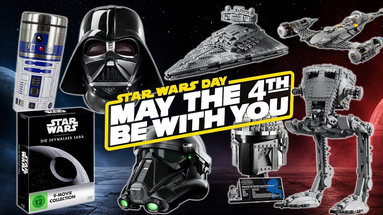 [02/05/2026] May the 4th bei Amazon: Starke Star-Wars-Deals für Lego, Filme, Helme, Lichtschwerter & mehr