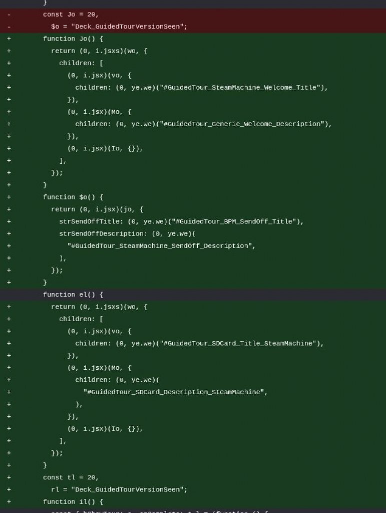 Die Welcome Tour für die neue Steam Machine im Quellcode