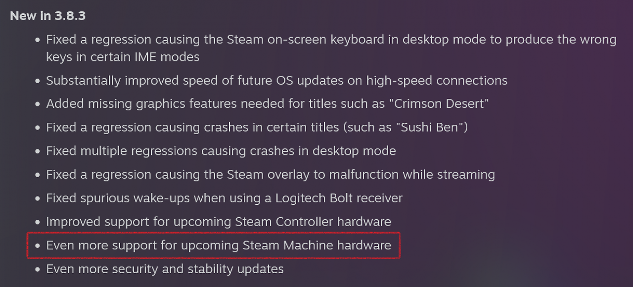 [01/05/2026] SteamOS 3.8.3 Beta