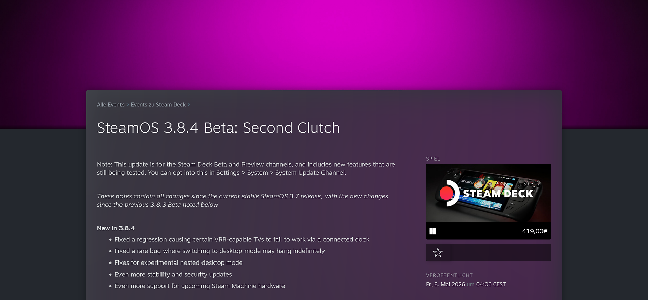 [08/05/2026] SteamOS 3.8.4 Beta