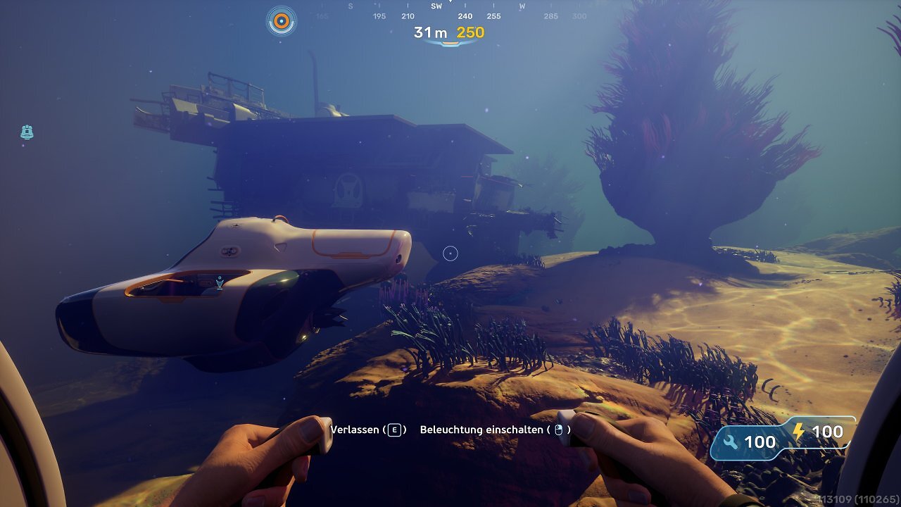 <strong>Subnautica 2 im PCGH-Hands-on: </strong>Grafik-Preset: Episch (Außen)