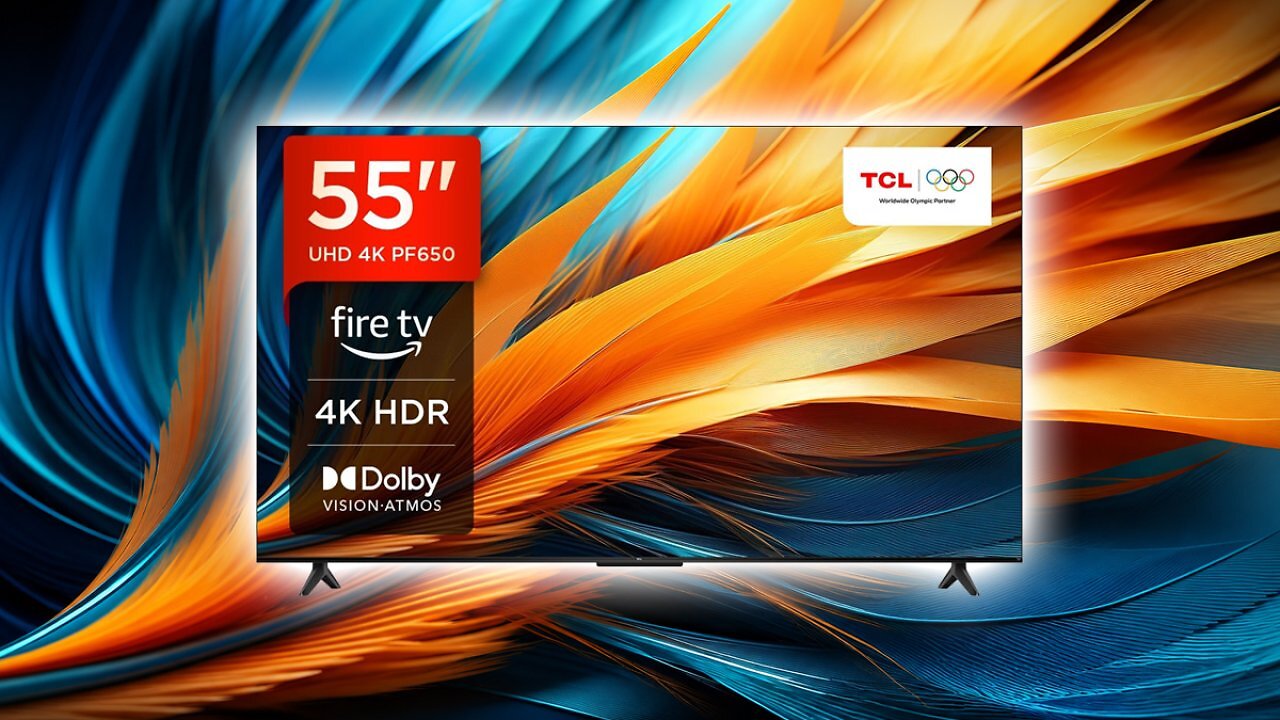 [28/05/2026] TCL 55PF650 55-Zoll 4K Ultra HD, HDR TV, Smart LED Fire TV (Dolby Vision, Dolby Atmos, DTS, HDR 10, Alexa integriert, Airplay2, Miracast) Amazon Angebot