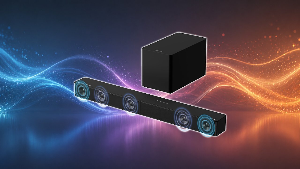 [19/05/2026] ULTIMEA 5.1ch Soundbar mit Dolby Atmos, VoiceMX, BassMX, APP, Heimkino 4D Surround Sound System, 340W Soundbar für TV Geräte mit Subwoofer, Bluetooth® 5.4, Poseidon M60 Boom Amazon Angebot