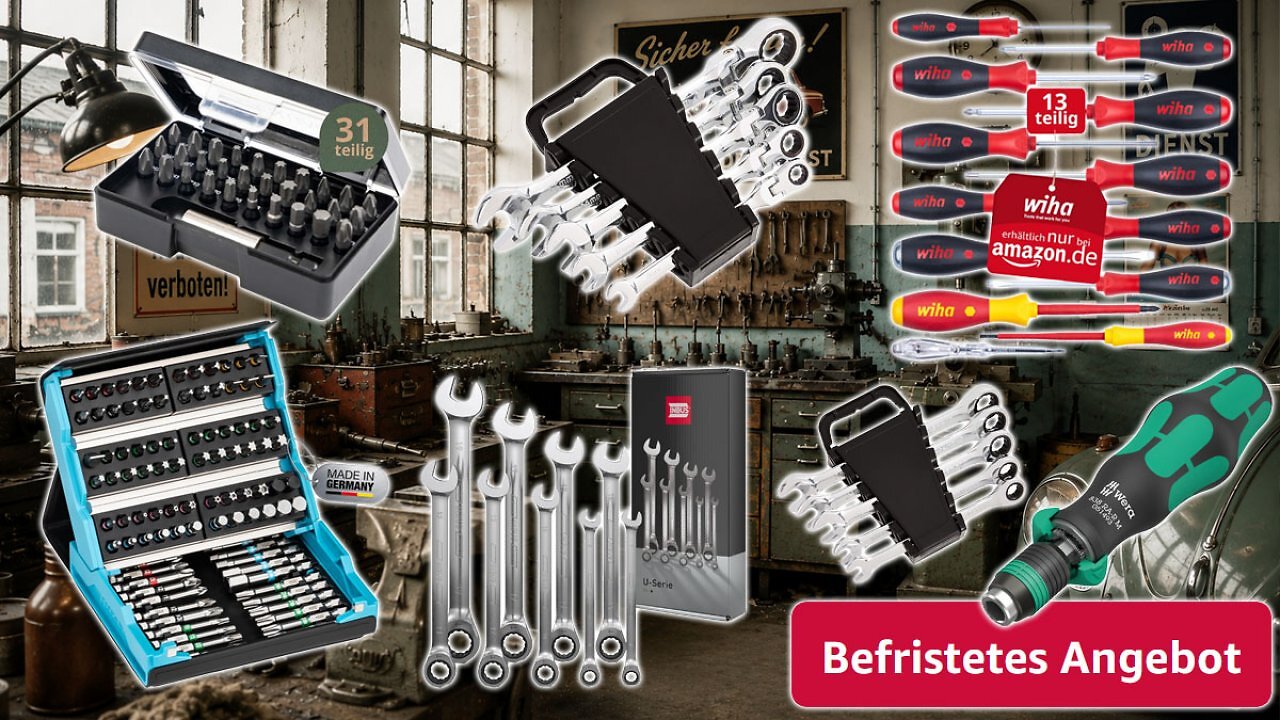 [08/05/2026] Kurz bei Amazon: Ratschenschlüssel ab 13 €, Wiha Bits auch, Hazet Smartcase billiger als anderswo (1)