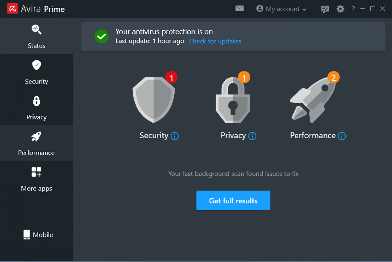 [05/05/2026] Privatanwender - Avira Security for Windows - Schutzwirkung: 6,0 - Geschwindigkeit: 4,5 - Benutzbarkeit: 6,0 - Gesamtpunkte: 16,5&nbsp;