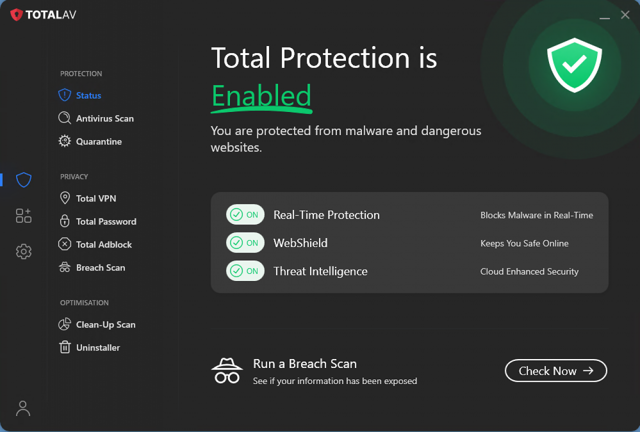 [05/05/2026] Privatanwender - TotalAV Antivirus Pro - Schutzwirkung: 6,0 - Geschwindigkeit: 6,0 - Benutzbarkeit: 6,0 - Gesamtpunkte: 18,0&nbsp;