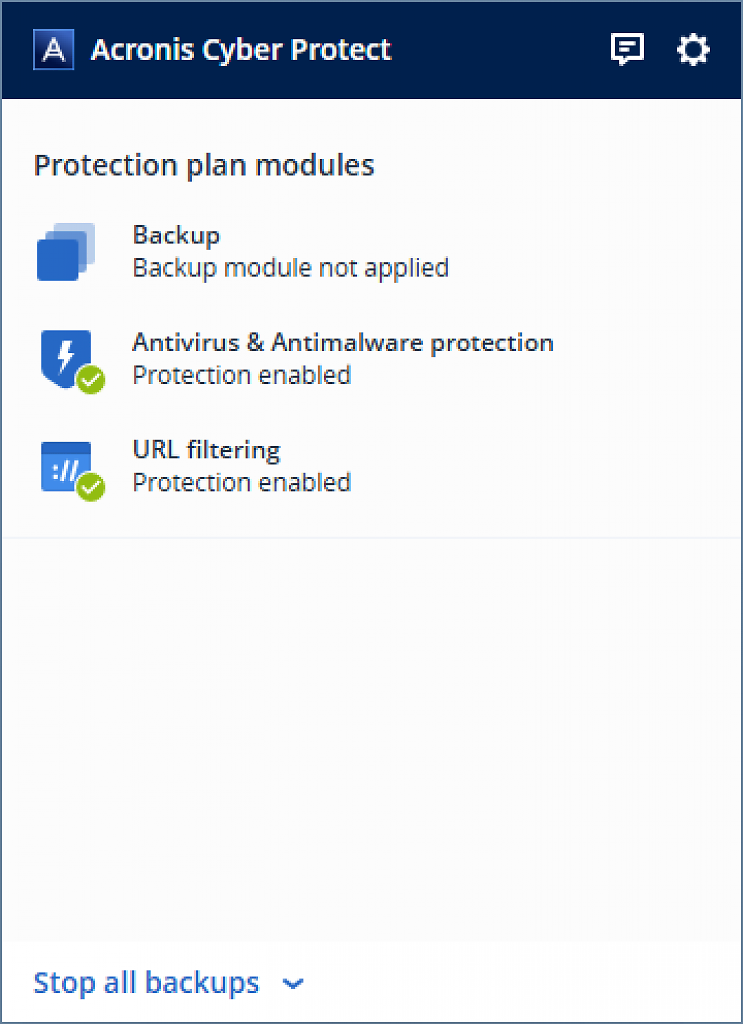 [05/05/2026] Unternehmenslösungen - Acronis Cyber Protect - Schutzwirkung: 6,0 - Geschwindigkeit: 6,0 - Benutzbarkeit: 6,0 - Gesamtpunkte: 18,0&nbsp;