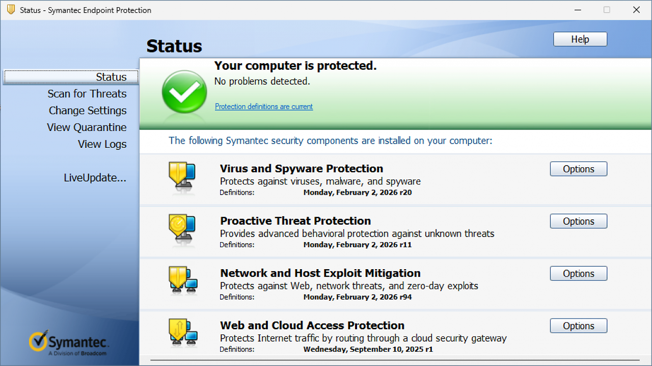 [05/05/2026] Unternehmenslösungen - Symantec Endpoint Security Complete - Schutzwirkung: 6,0 - Geschwindigkeit: 5,0 - Benutzbarkeit: 6,0 - Gesamtpunkte: 17,0&nbsp;