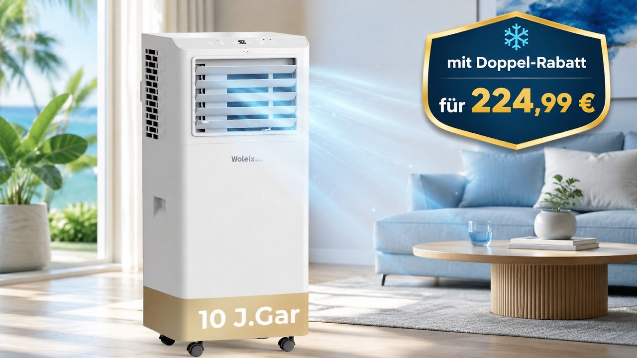 [13/05/2026] Doppel-Rabatt vor Saisonstart: Amazon senkt meistgekaufte Klimaanlage - über 500 Stück sind schon weg