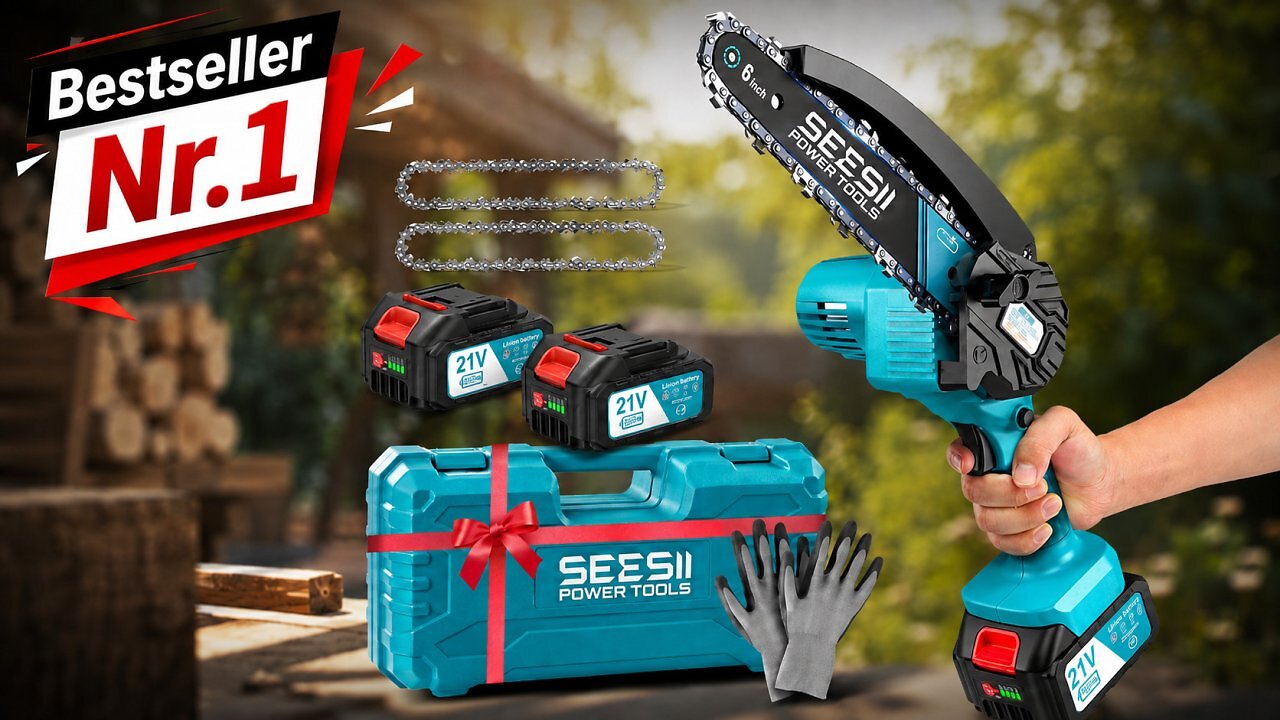 [19/05/2026] Stihl und Makita zu teuer? Diese Akku-Kettensäge ist Bestseller Nr.1 und für 50,49 € im Angebot