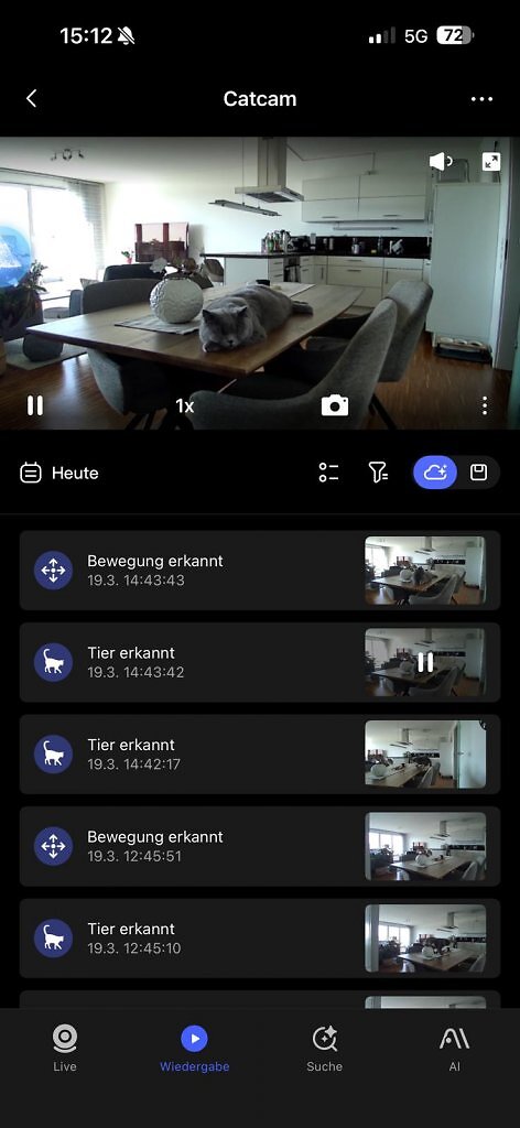 [05/06/2026] Aqara G3 Hub Kamera-Wiedergabe in der App
