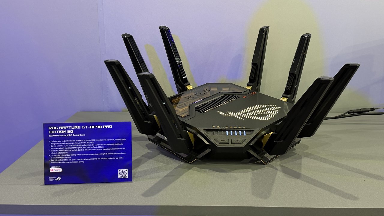 [03/06/2026] Asus bereitet mit dem ROG Rapture GT-BN98 Pro einen Gaming-Router mit Wi-Fi 8 vor.&nbsp;