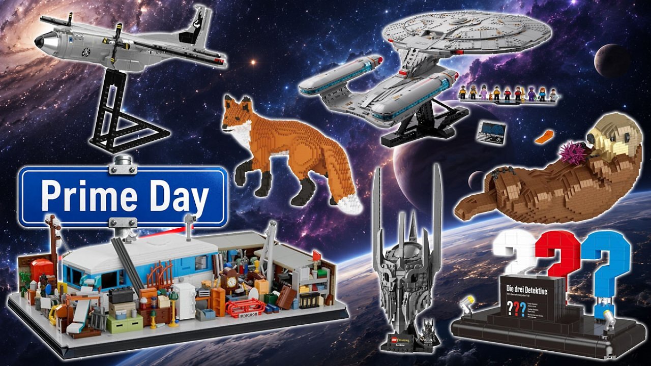 [26/06/2026] Bis zu 100 Prints statt Lego-Sticker: Bluebrixx drei??? und weitere Sets zum Prime-Day-Preis (1)