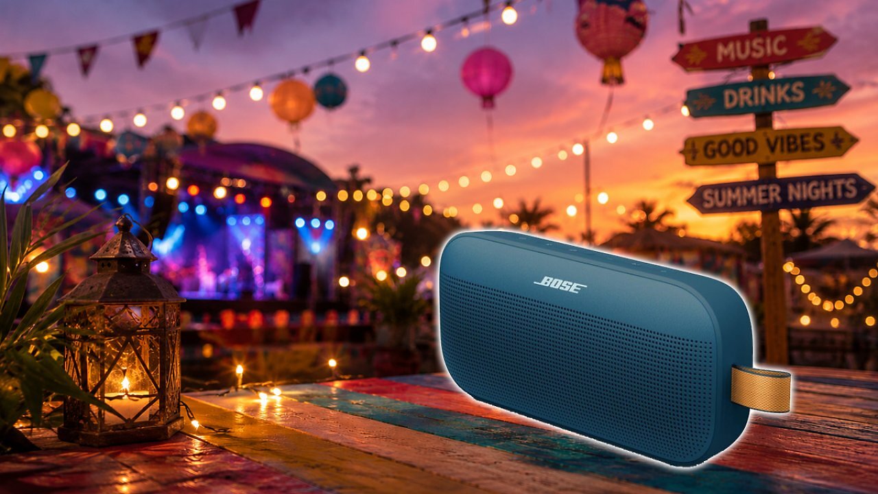[08/06/2026] Bose SoundLink Flex Tragbarer Bluetooth-Lautsprecher (2. Gen.), Dämmerungsblau, Tragbarer Außen-Lautsprecher mit Naturgetreuem Klang, bis zu 12 Stunden Akkulaufzeit, Staubdicht und Wasserdicht Amazon Angebot