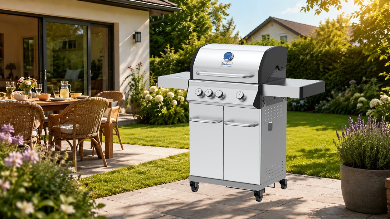 [04/06/2026] KOENIC KGG-TR 3125 M Gasgrill, Edelstahl (13,5 kW) Amazon Angebot