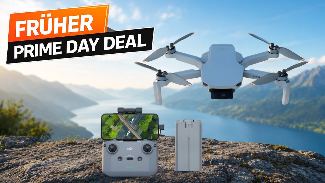 [16/06/2026] DJI Mini 4K so günstig wie nie bei Amazon: Nur 189 Euro im Prime-Day-Angebot mit Rekordrabatt