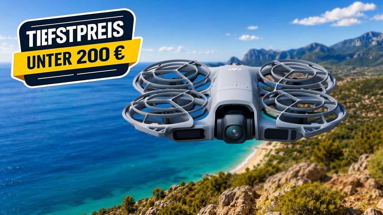 [04/06/2026] DJI Neo 2 stürzt auf Rekordtief: 4K-Drohne für unter 200 Euro so günstig wie nie