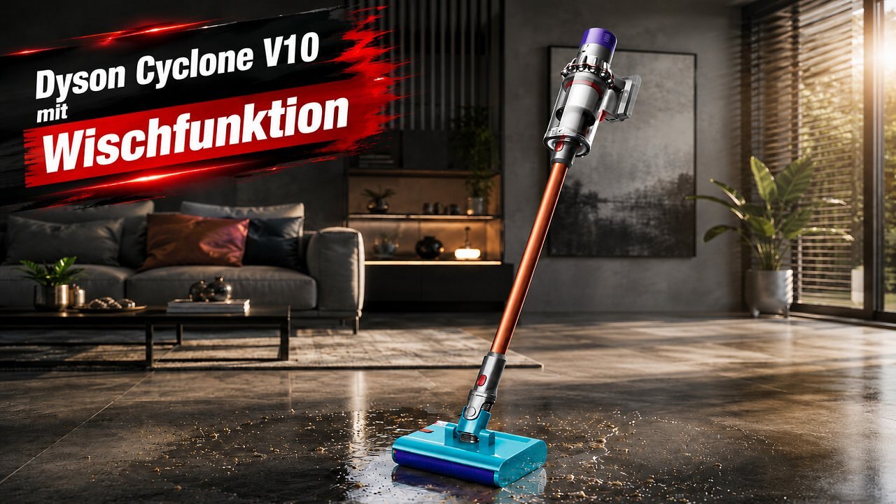 [01/06/2026] Dyson macht jetzt auch den Ketchup-Test: V10 Submarine saugt trocken, wischt nass und fällt um 150 € im Angebot
