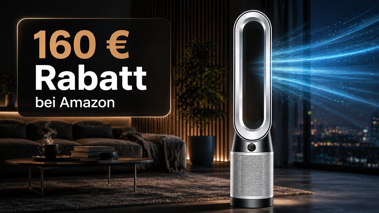 [12/06/2026] Dyson-Deal für heiße Tage: Purifier Cool PC1 mit Luftreiniger und Ventilatorfunktion kostet 160 € weniger