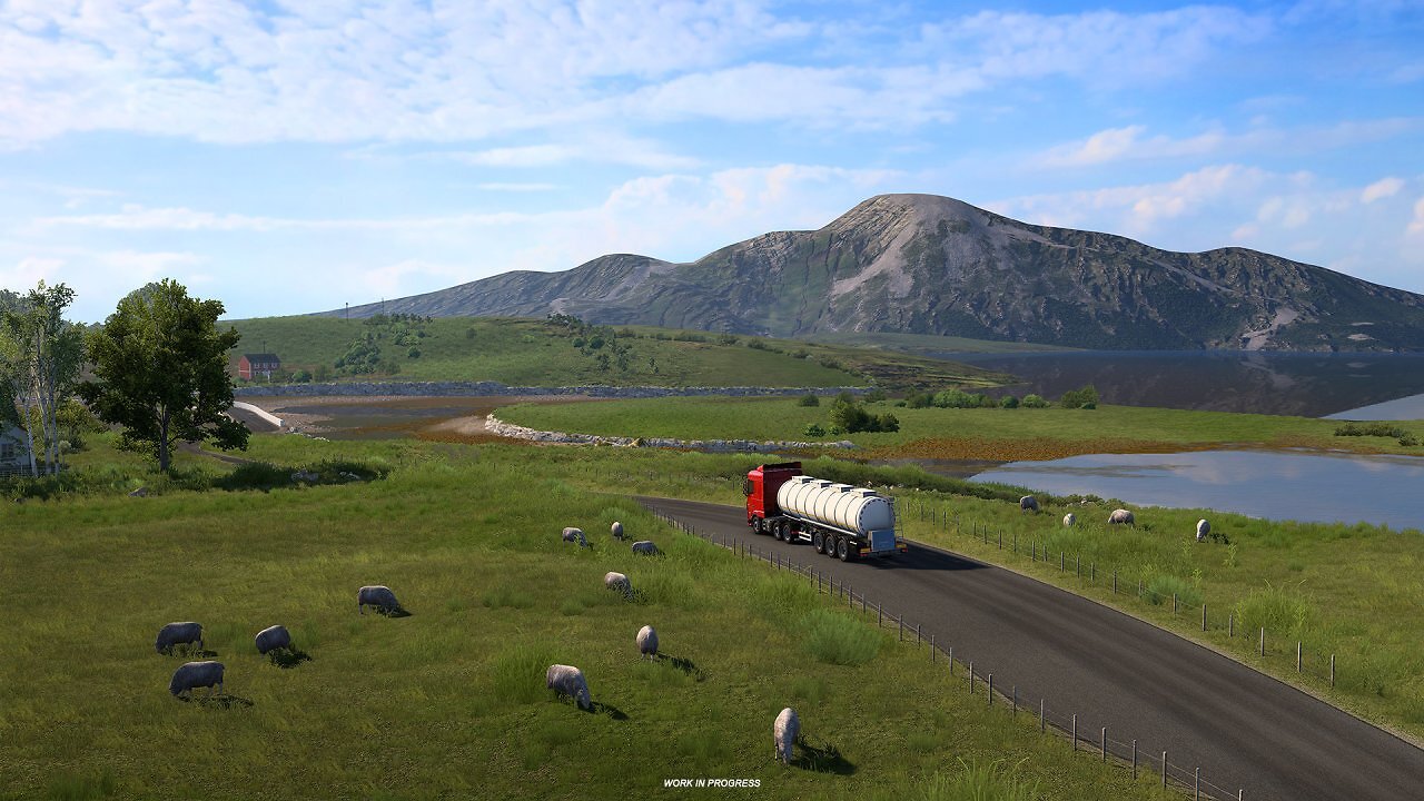[26/06/2026] Eine der anstehenden Map-Erweiterungen für den Euro Truck Simulator 2 umfasst Irland. Wichtige Transportwege und hübsche Landschaften in der Vorschau. (2)