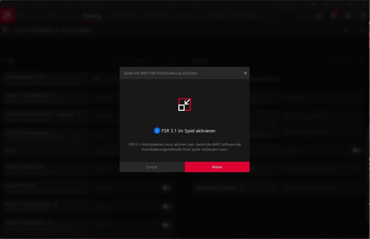 [23/06/2026] FSR 4.1.1 auf RDNA 3: Einrichtung Radeon Software (4)