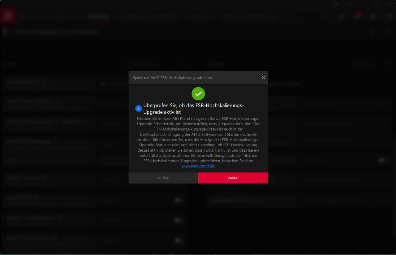 [23/06/2026] FSR 4.1.1 auf RDNA 3: Einrichtung Radeon Software (5)