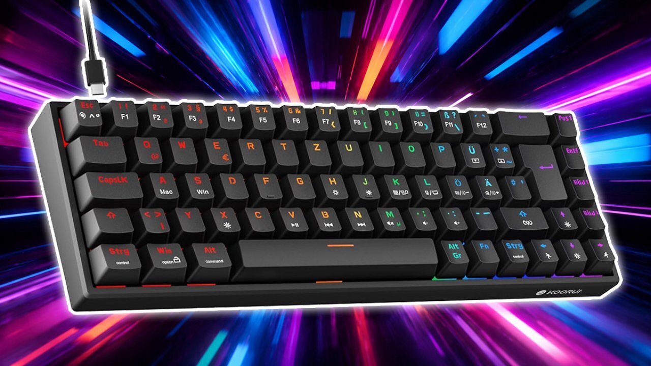 [20/06/2026] Früher Prime Day: Günstiger gibt es kaum eine mechanische 65%-Tastatur (Jahresbestpreis)