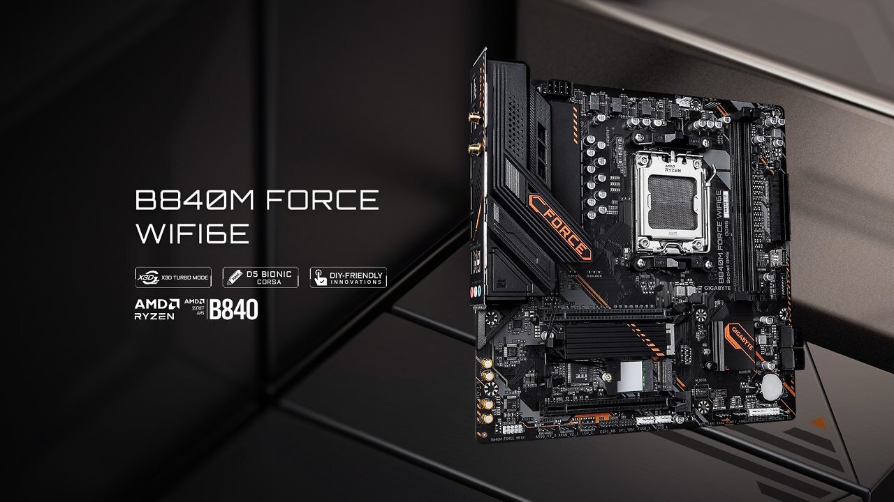 [12/06/2026] Gigabyte B840M Force WIFI6E (1)