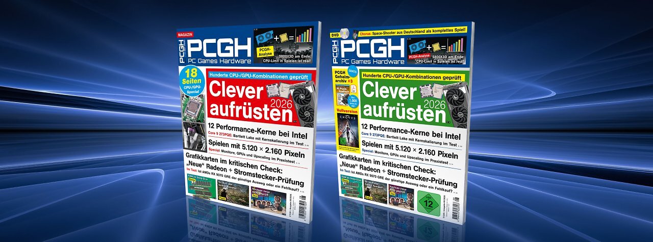 [26/06/2026] Die PCGH 08/2026 strotzt vor Themen! Ein Blick hinein lohnt sich allemal.
