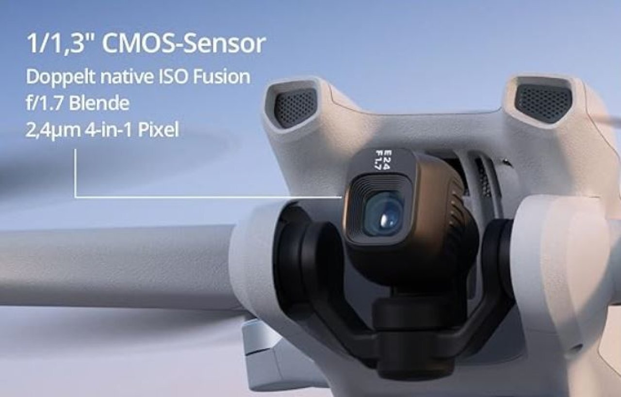 Kamera Sensor DJI Mini 3 4K Aufnahmen