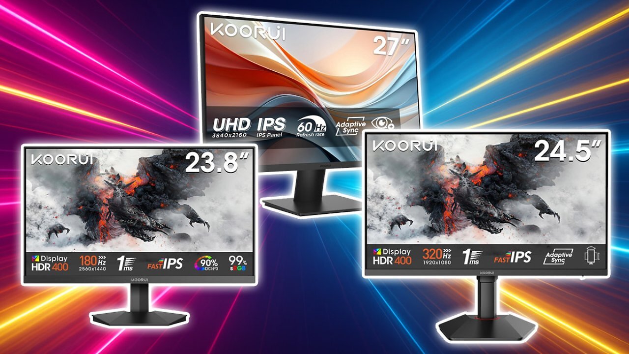 [26/06/2026] Kein Prime-Day-Scherz: Nur 90 € für 4K UHD, WQHD mit 180 Hz oder Full HD mit 320 Hz