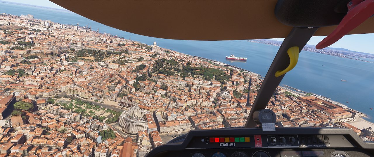 [01/06/2026] Besonders in Simulationen, wie hier im MS Flight Simulator 2024, kann der LG Ultragear G9 52G930B mit der gewaltigen Bildfläche punkten. Das gesamte Blickfeld ist gefüllt, durch die Krümmung imitiert der Monitor zudem glaubhaft eine Windschutzscheibe. Immersion pur, so macht Fliegen Spaß!
