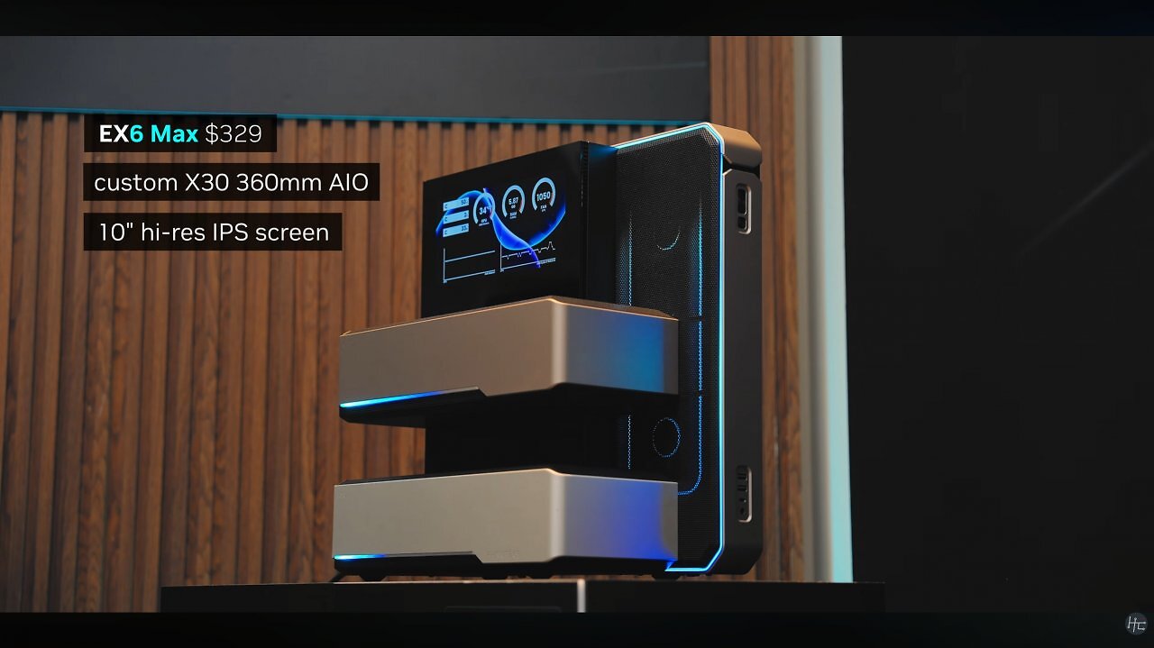 [01/06/2026] Hier soll Phanteks eine angepasste X30-360-mm-AiO verbauen, dazu ein 10 Zoll großes IPS-Display mit 1.600 × 720 Pixeln. Dieses Display soll nicht per HDMI, sondern über USB 2.0 angebunden werden.