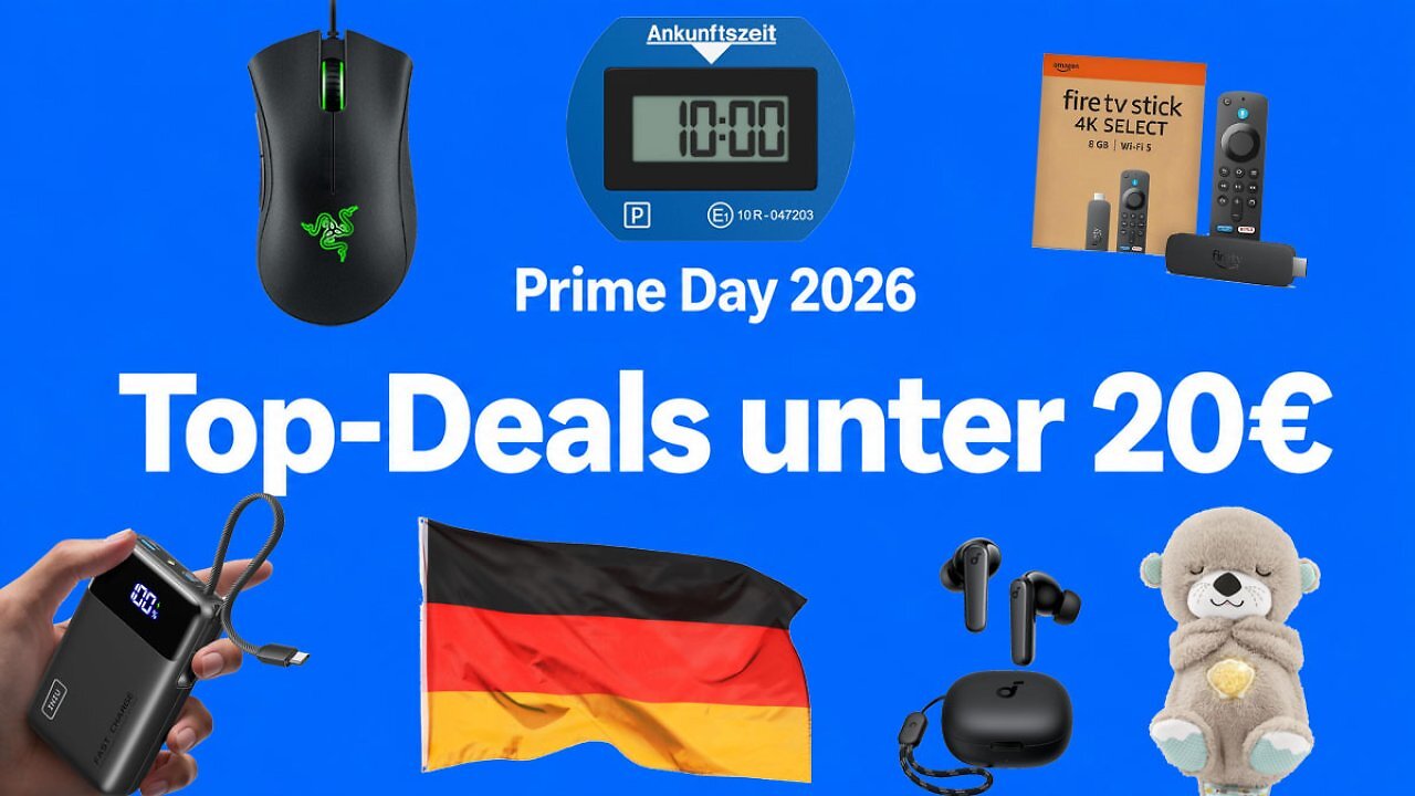 [24/06/2026] Billig-Prime-Day: Die 20 besten Amazon-Angebote unter 20 Euro