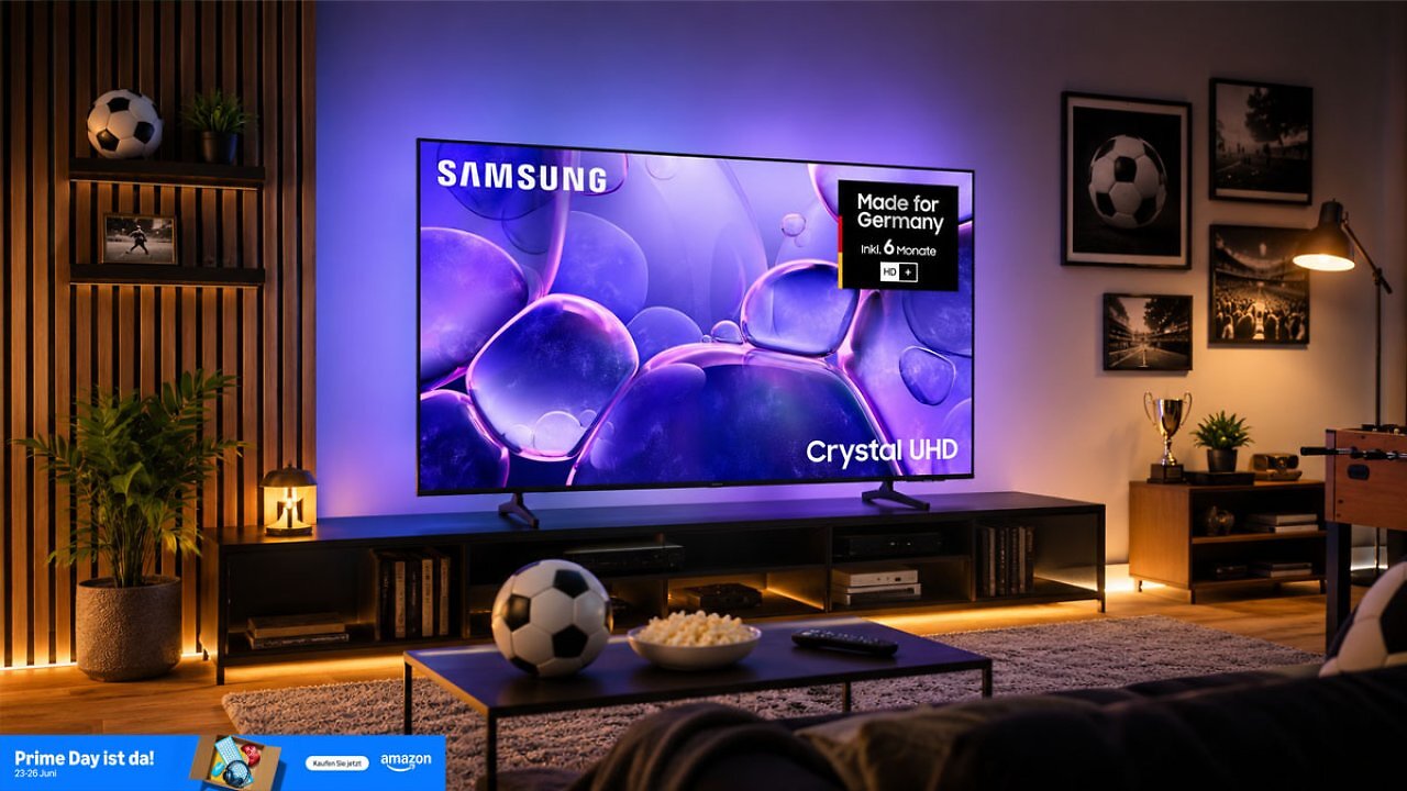 [26/06/2026] Zum Prime Day Finale nochmals günstiger: Samsung U8079F UHD-TV in 55 Zoll nur 329,99 Euro