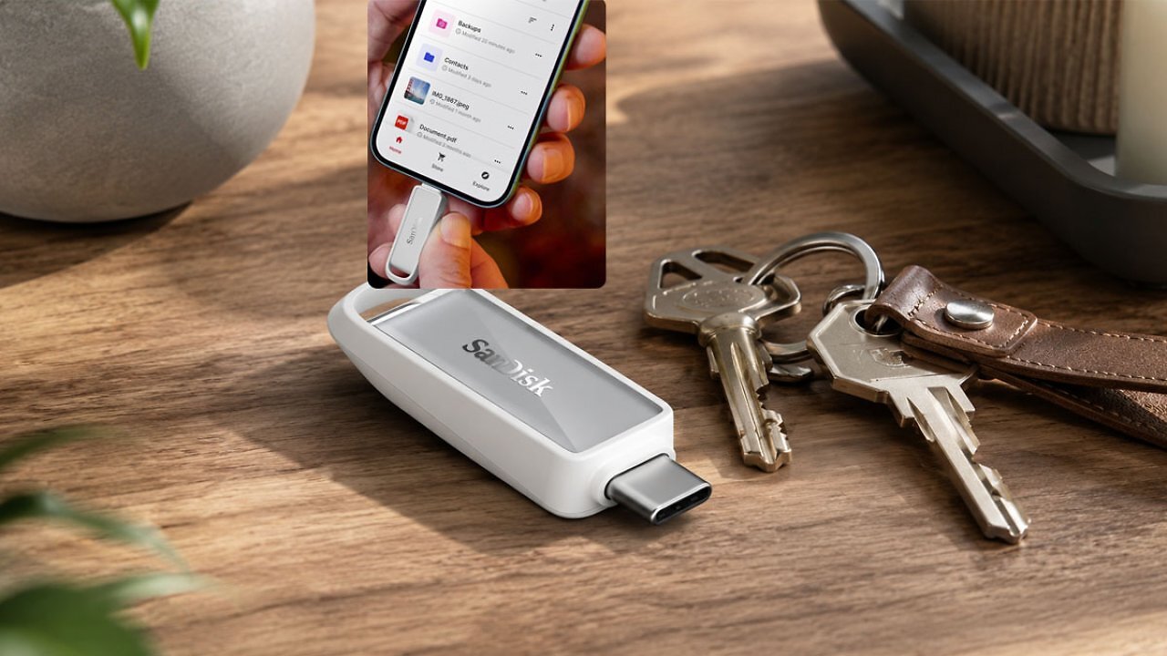 [01/06/2026] Zum Bestpreis unter 0,16 Euro/GB: Sandisk Phone Drive 512GB USB-Stick