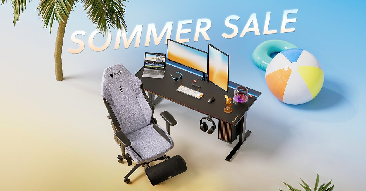 [19/06/2026] Secretlab Sommer Sale: Bis zu 119 € bei Gaming-Stühlen, -Tischen und Skins sparen!