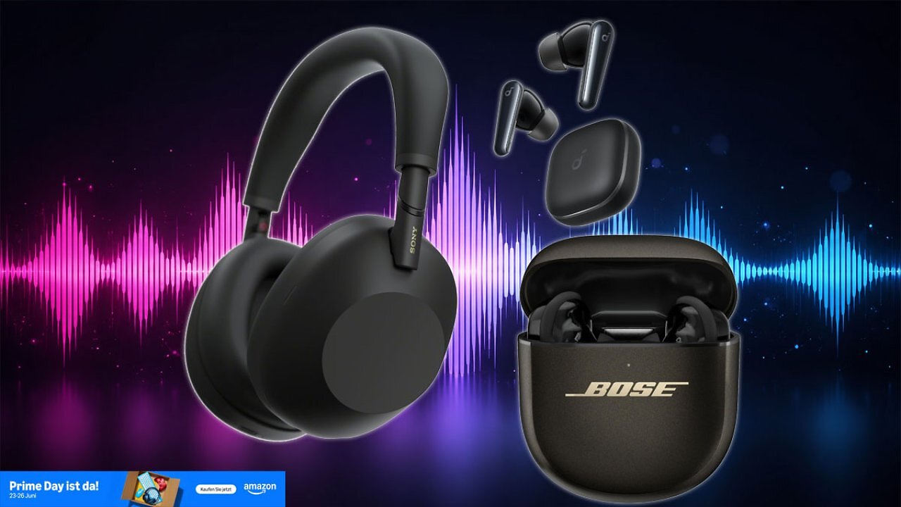 [24/06/2026] Prime Day 2026: ANC-Kopfhörer von Sony, Bose und Anker Soundcore zu Bestpreisen