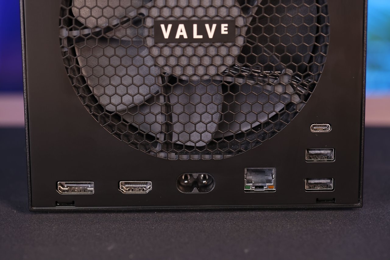[06/22/2026] The Steam Machine offers plenty of ports.
