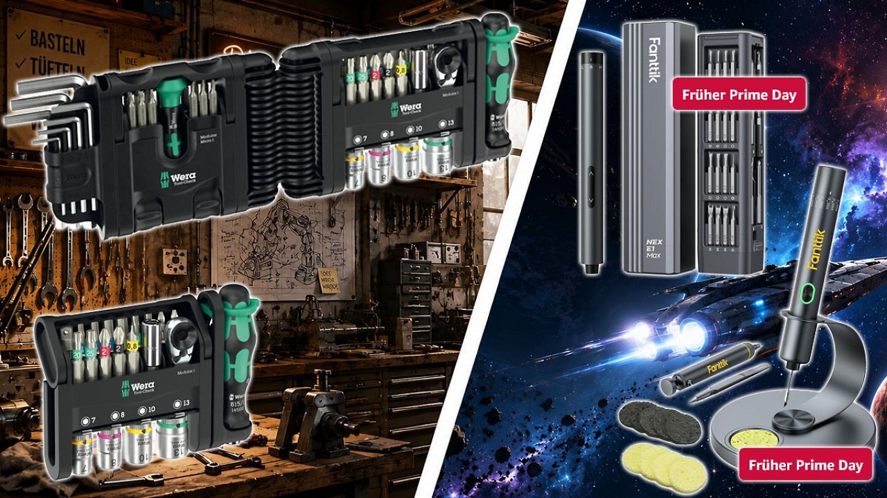 [18/06/2026] Wera Tool-Check mit Ratsche zum Amazon-Tiefstpreis: Prime Day bei Lötkolben und Elektroniker-Bits (1)