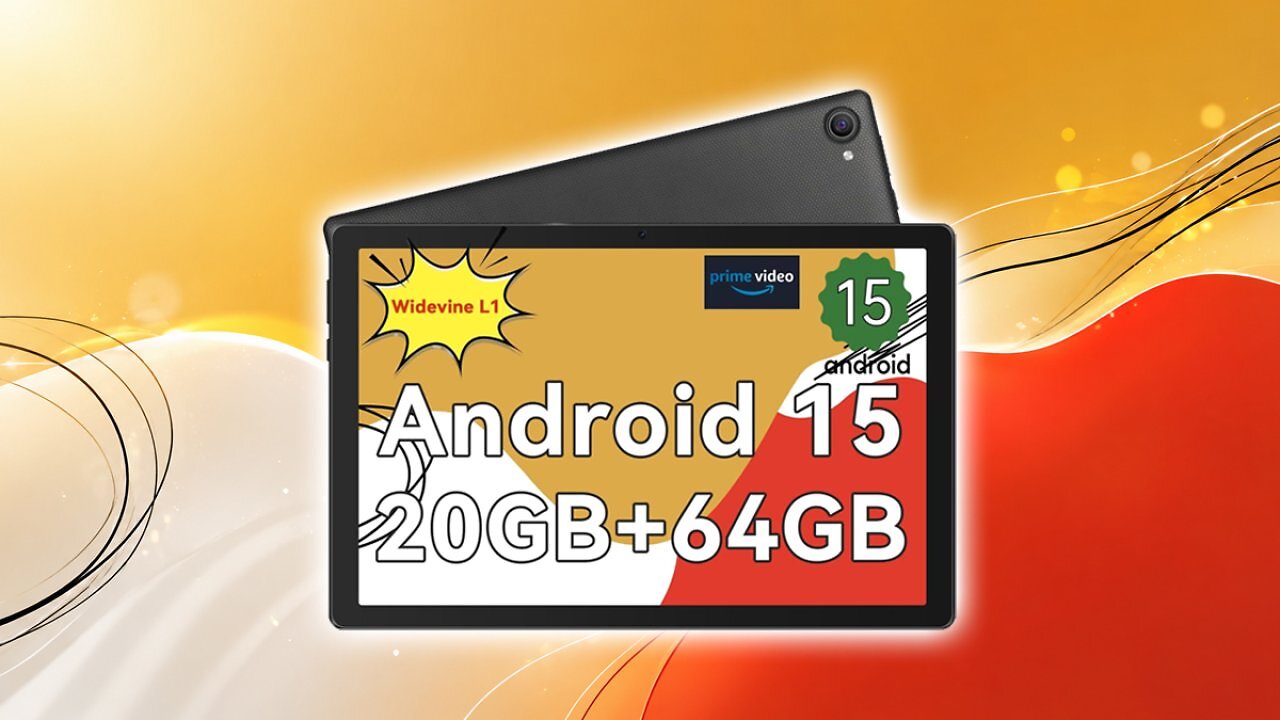 [30/06/2026] Whitedeer Android Tablet 10 Zoll - Android 15 Octa Core Gaming Tablet mit 20GB+64GB+1TB TF, Tablet PC mit OTG-Übertragung und Wi-Fi 6G, Widevine L1,5000mAh - Schwarz Amazon Angebot