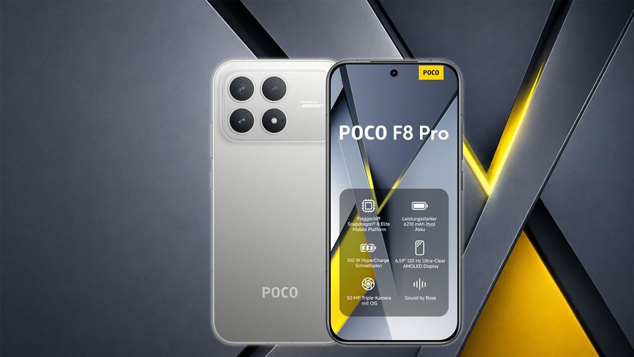 [16/06/2026] Als frühes Prime-Day-Angebot: Xiaomi Poco F8 Pro zum Tiefstpreis